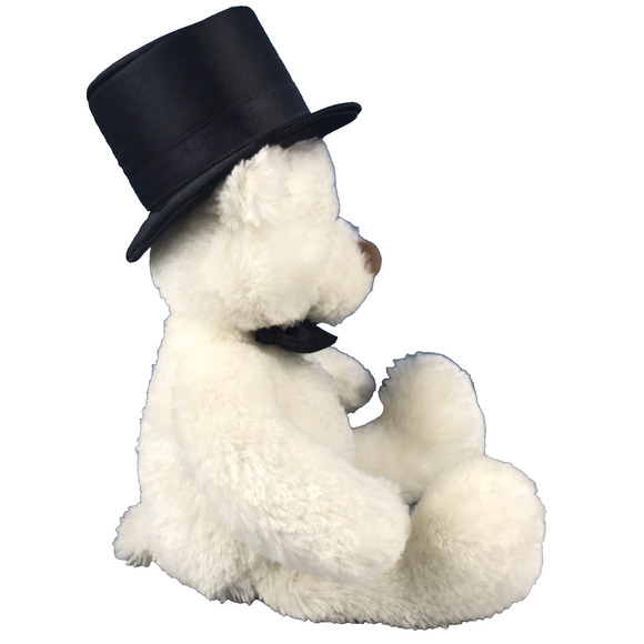 Gund Gifts Hearts United Bride & Groom Pair Plush Teddy Bears 10" White Stuffed - Picture 5 of 16